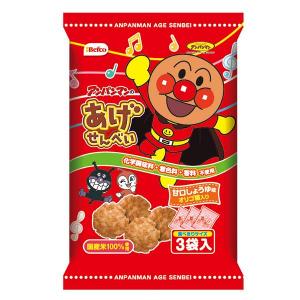 日本Befco 栗山 麵包超人醬油燒米餅57g (19g x 3 袋)