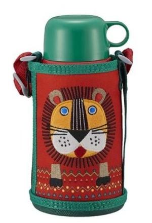 Tiger虎牌 兒童兩用不鏽鋼真空保溫壺-獅子600ml