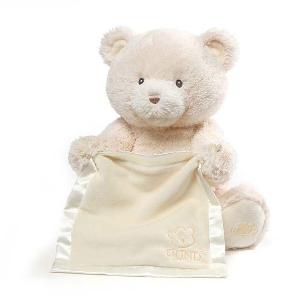 美國 GUND MY FIRST TEDDY PEEK A BOO- 白11.5"