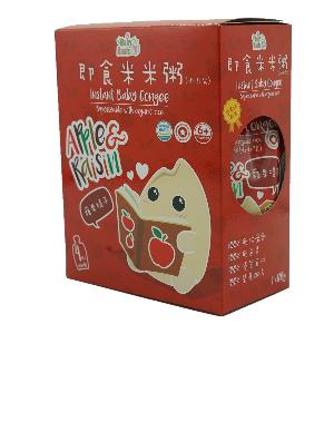 寶寶百味 即食有機米米粥唧唧裝(蘋果提子) 4包盒裝限定版