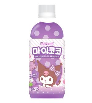 韓國Sanrio Kuromi 葡萄味椰果飲品340ml(3歲以上)