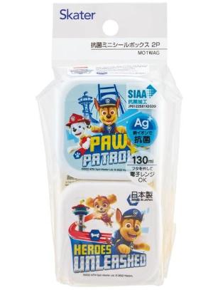 迷你方形保鮮盒2入組130ml - Paw Patrol