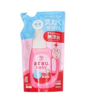 日本Saraya Arau 雅樂寶 嬰兒洗衣液 720ml (無香味)(補充裝)