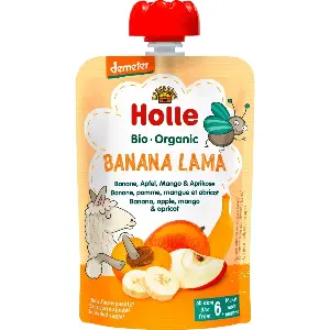Holle有機唧唧裝香蕉蘋果芒果伴杏脯肉(Banana Lama)