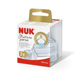 德國 NUK 自然母感矽膠奶咀6-18個月細號(3小孔)