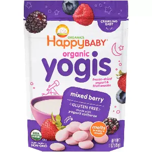 Happy Baby Yogis - 有機雜莓乳酪粒 8M+