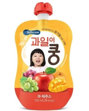 韓國BEBECOOK 9M+有機果汁什果味